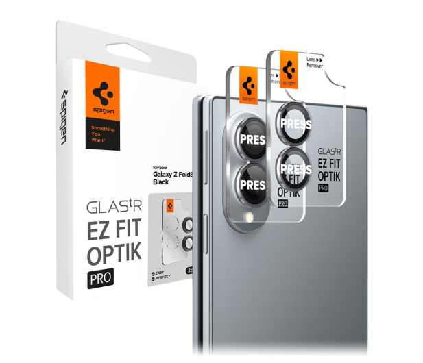 Spigen Glass tR EZ Fit Optik Pro HD 2 Pack do Samsung Galaxy Z Fold - 1571737 - zdjęcie